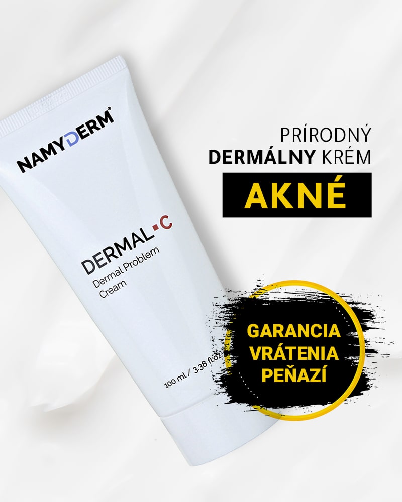 Dermal C – prírodný dermálny krém. Ekzém, akné, dermatitída