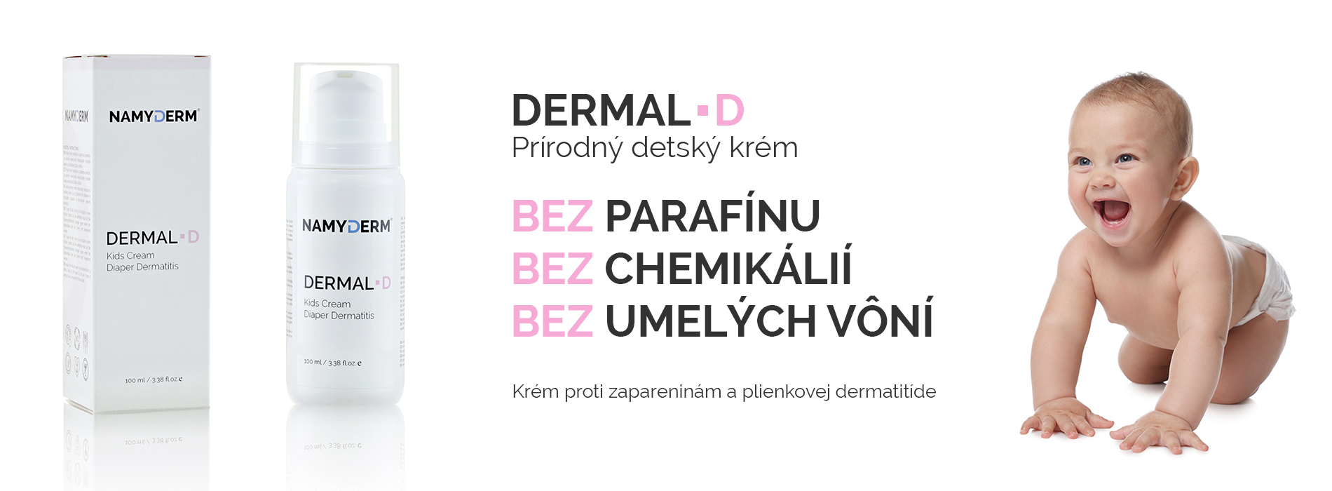 DERMAL D – prírodný dermálny krém. Plienková dermatitída.