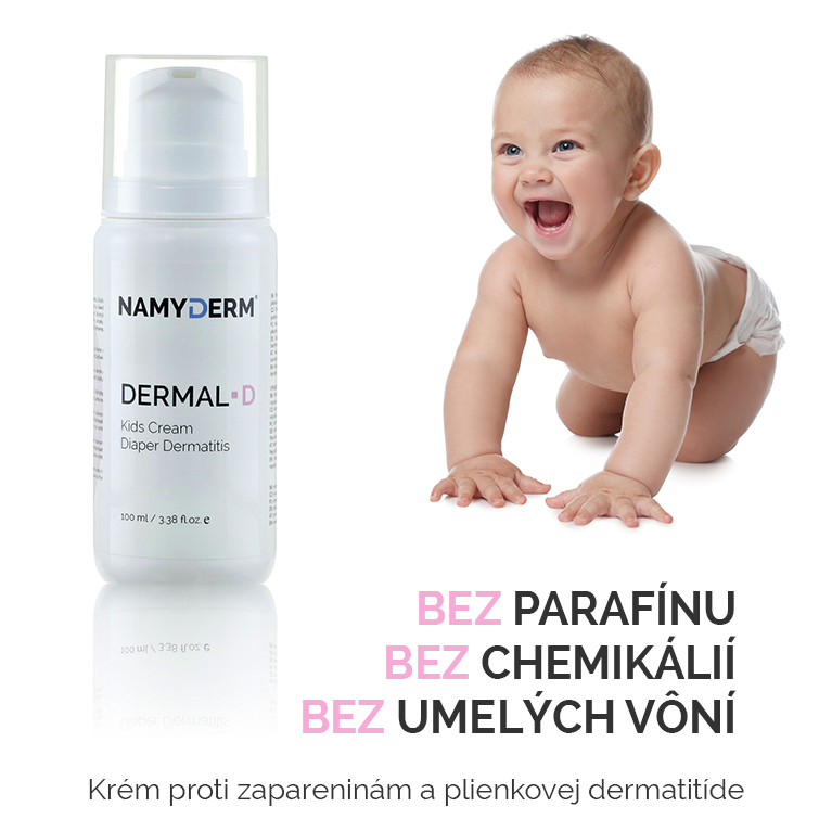 DERMAL D – prírodný dermálny krém. Plienková dermatitída.