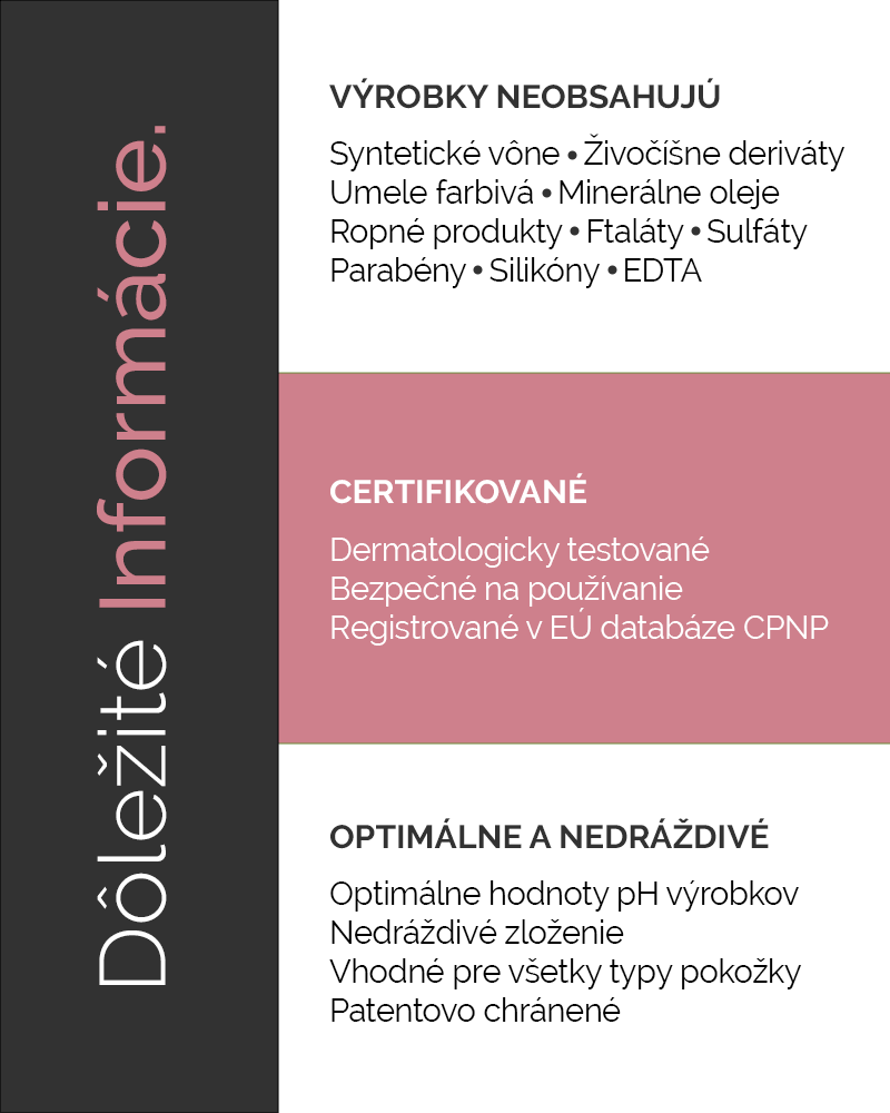 Dôležité informaácie o Dermal S
