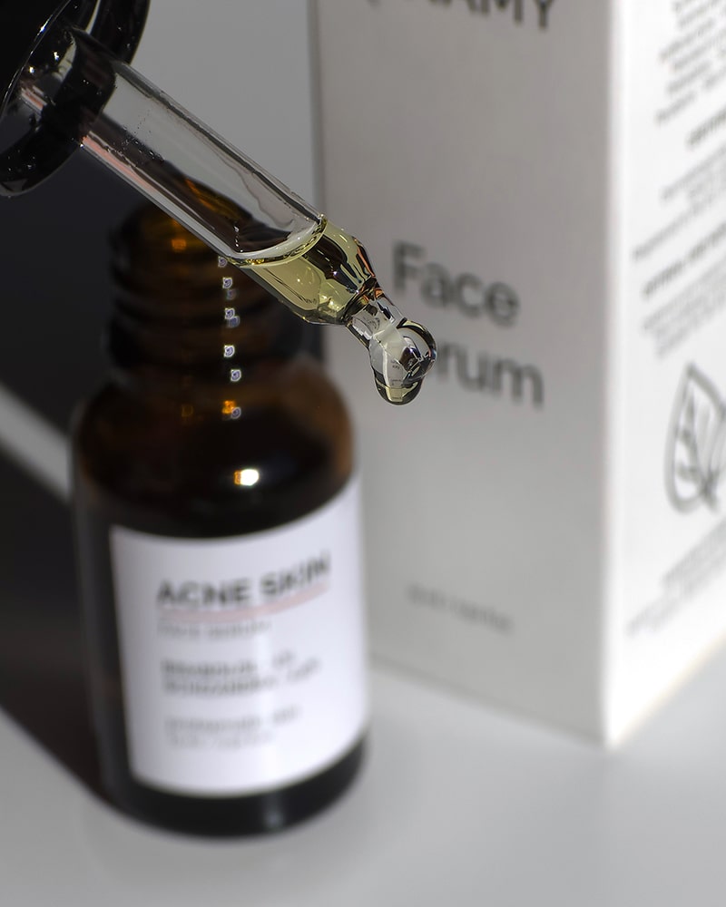 Acne Skin | Prírodné pleťové sérum | Akné | Vyrážky na tvári | Mastná pleť