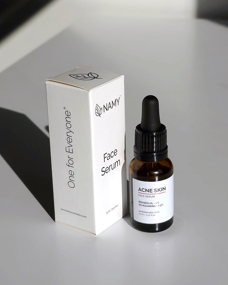 Acne Skin | Prírodné pleťové sérum | Akné | Vyrážky na tvári | Mastná pleť