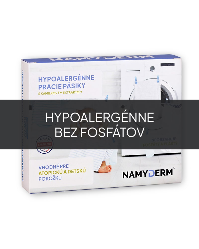 Hypoalergénne pracie pásiky s kamilkovým extraktom bez fosfátov