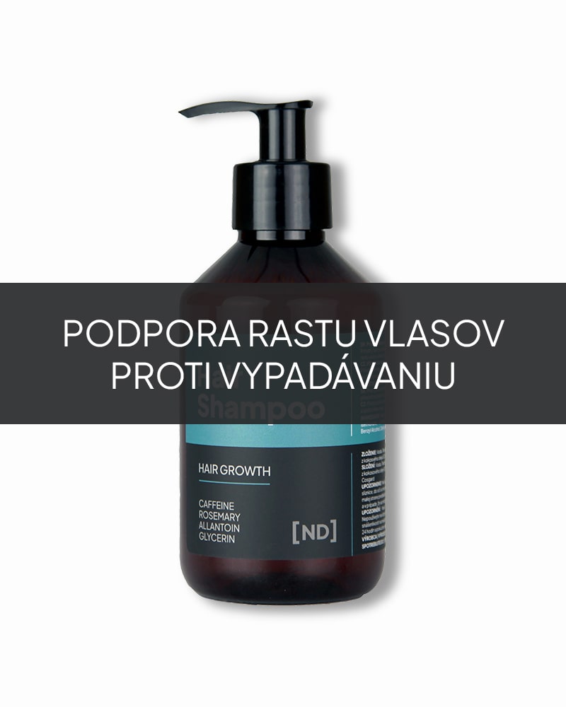 Prírodný šampón na podporu rastu vlasov