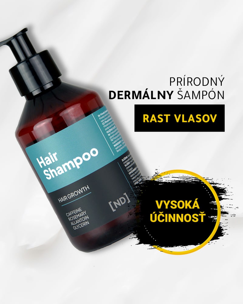Šampón na podporu rastu vlasov - vysoká účinnosť