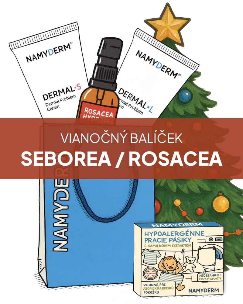 Zvýhodnený darčekový balíček produktov na seboreu a rosaceu