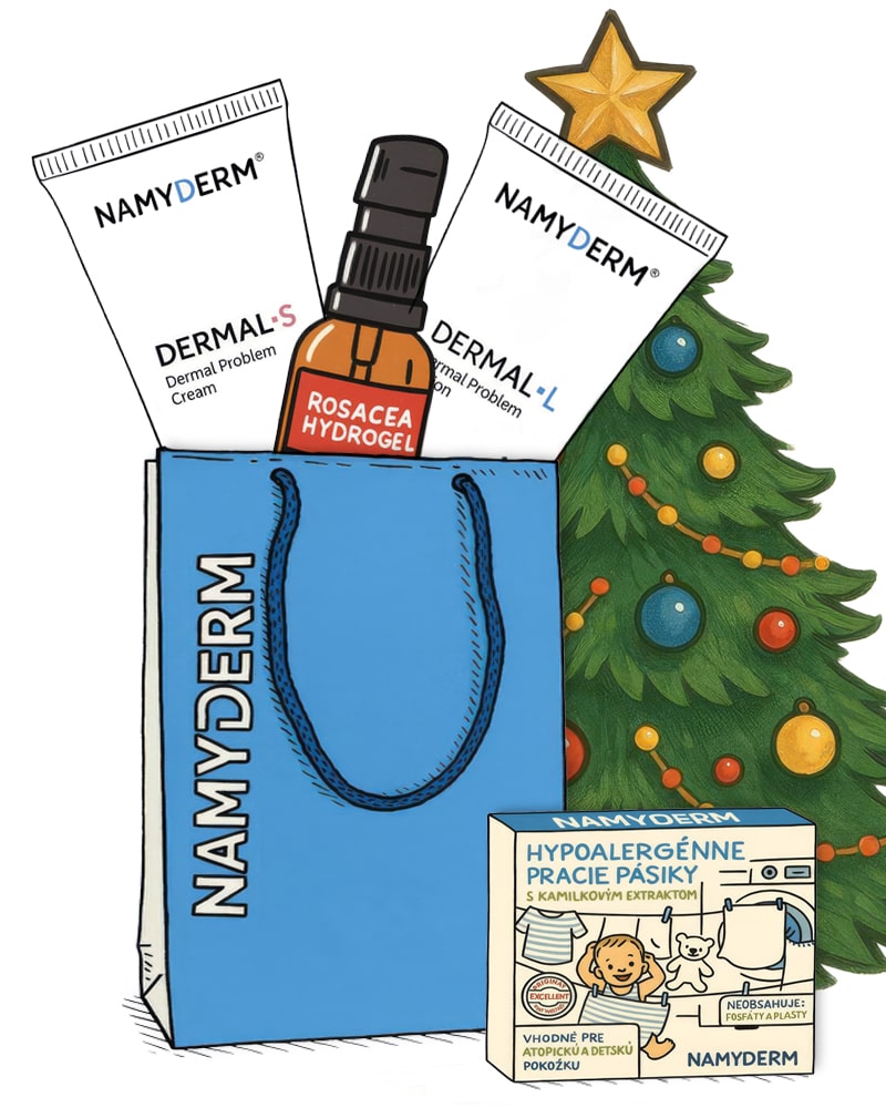 Zvýhodnený darčekový balíček produktov na seboreu a rosaceu
